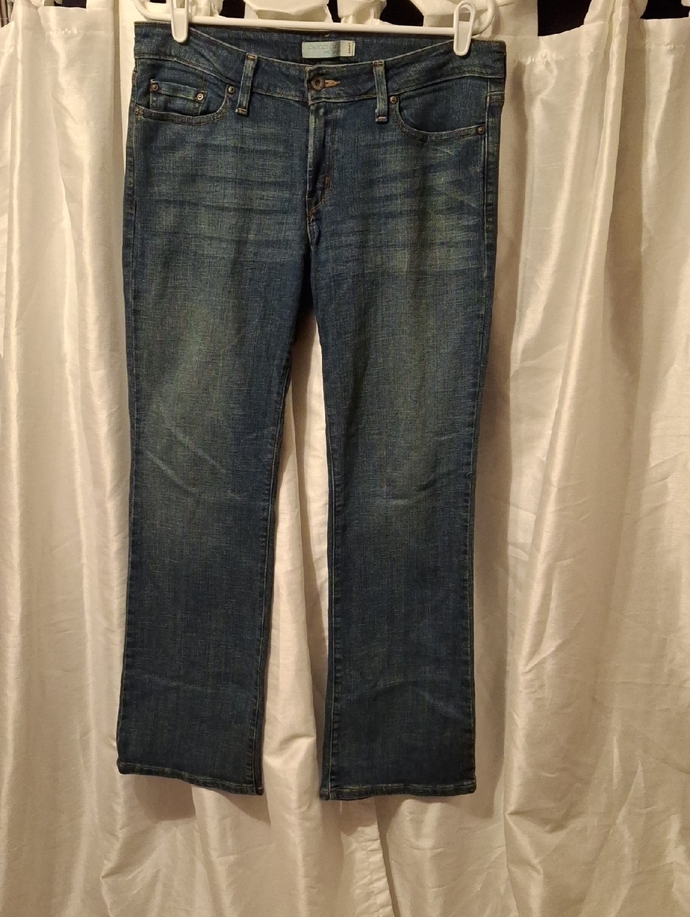 Levi's Low Boot Cut 545 Jeans - Blue with Gold Stitching